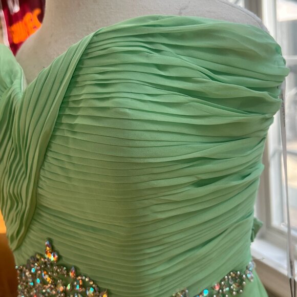 AlyceParis Mint Green Party dress size 12 - Picture 7 of 16
